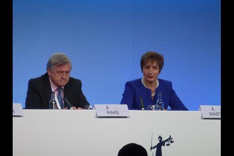 Sir Michael Rake, BT and Rosemary Martin, Thompson Reuters